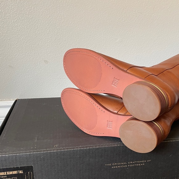 Frye Charlie Womens Knee High Riding Boot 8 Regular Calf M Brand New Never Worn - Picture 7 of 13